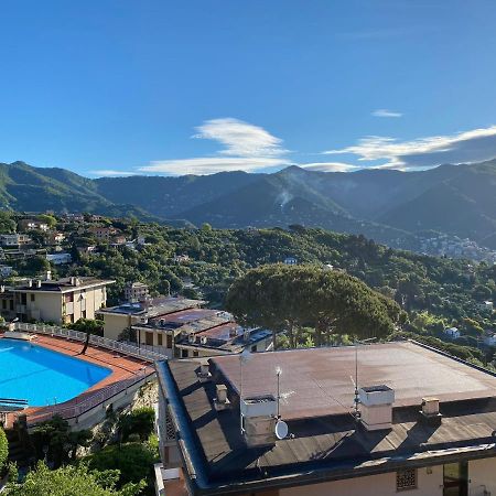 Residence "Delfino" Con Piscina E Campo Da Tennis Rapallo Bagian luar foto